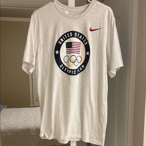 Nike Gray USA Olympic Team Tee